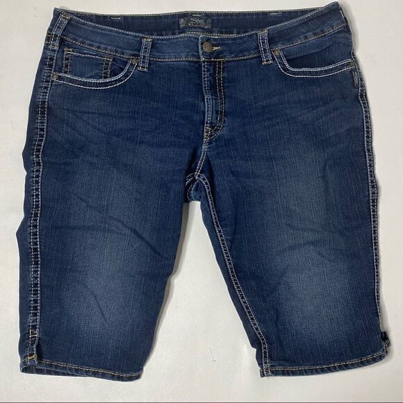 Silver | McKenzie denim Crop Jeans - Picture 1 of 5